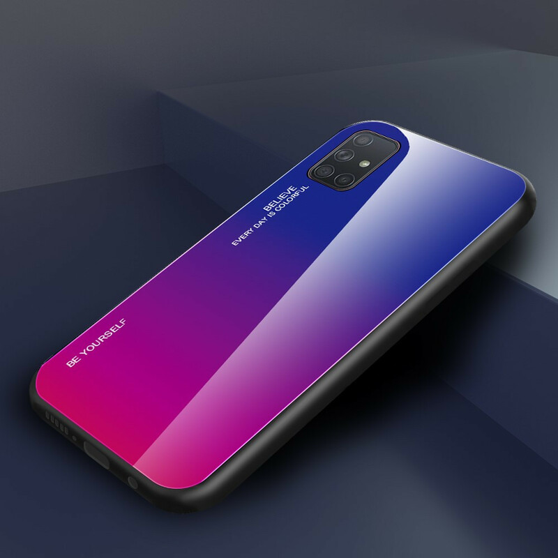 Funda de cristal templado Samsung Galaxy A71 Sé tú mismo