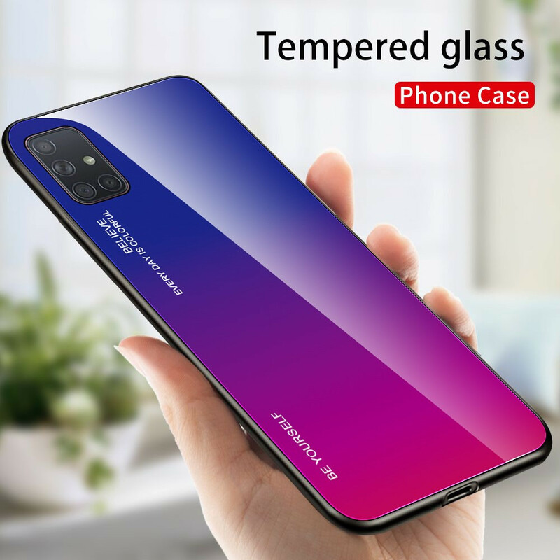Funda de cristal templado Samsung Galaxy A71 Sé tú mismo