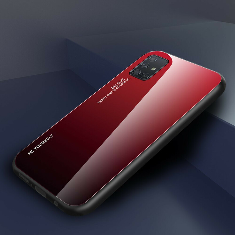 Funda de cristal templado Samsung Galaxy A71 Sé tú mismo
