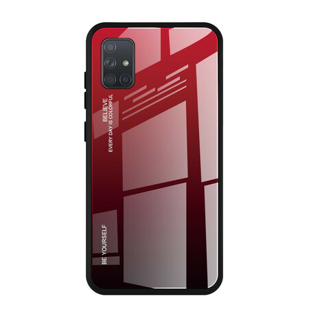 Funda de cristal templado Samsung Galaxy A71 Sé tú mismo