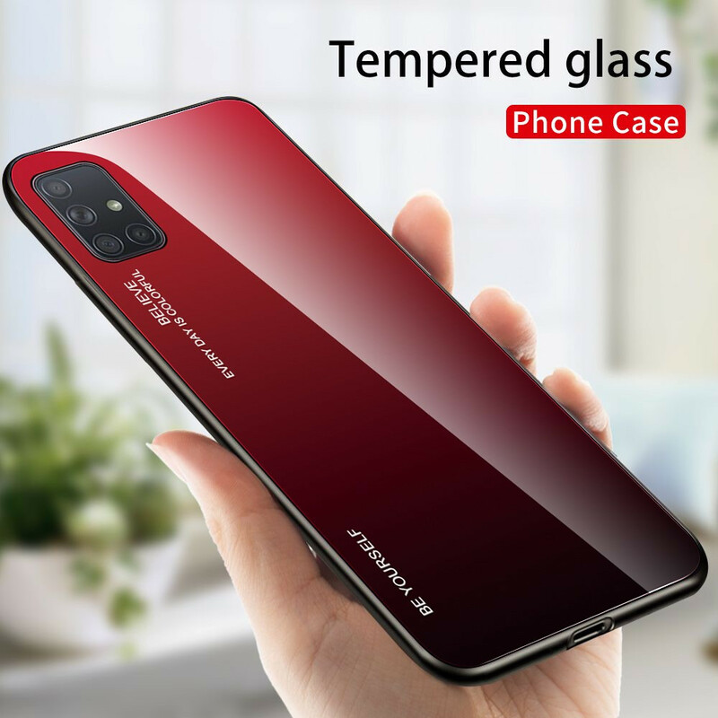 Funda de cristal templado Samsung Galaxy A71 Sé tú mismo