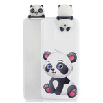 Samsung Galaxy A71 Funda 3D de un lindo panda