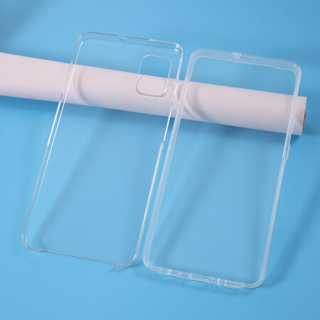 Samsung Galaxy A71 Funda Transparente 2 Piezas Desmontable