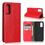 Flip Cover Samsung Galaxy S20 de cuero genuino