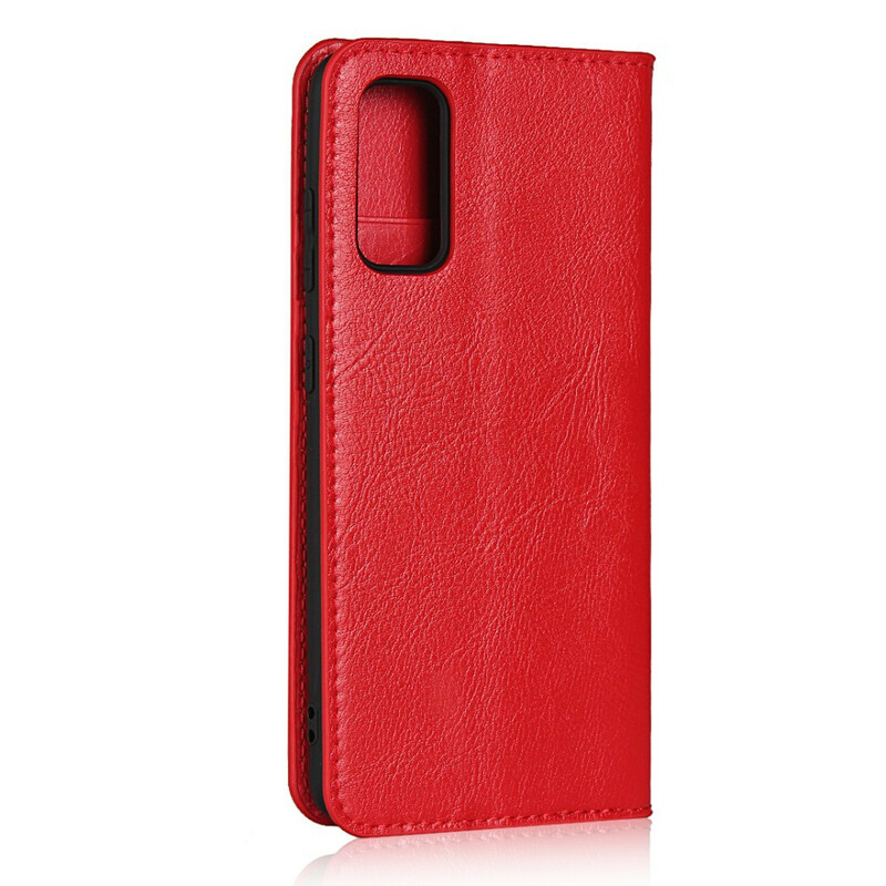 Flip Cover Samsung Galaxy S20 de cuero genuino