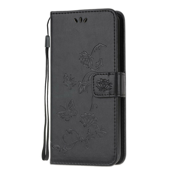 Samsug Galaxy S20 Funda discreta con colgante de mariposa