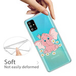 Samsung Galaxy S20 Funda Transparente Rosa Elefante