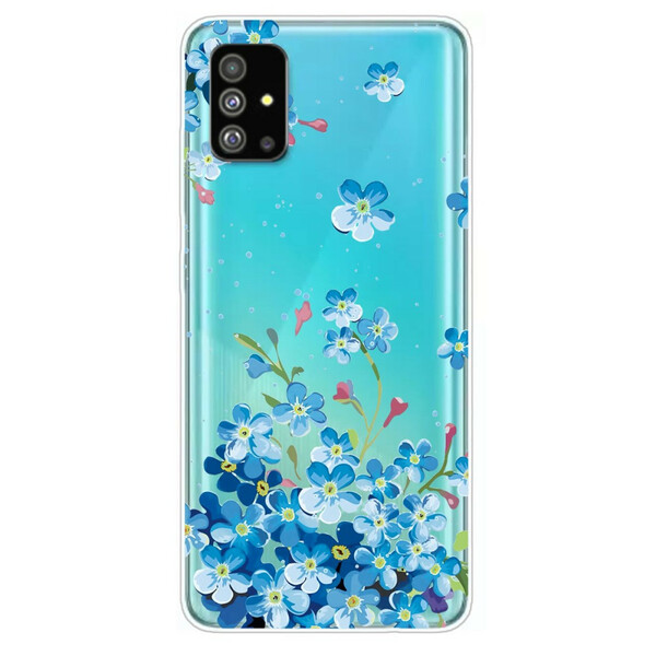 Funda de flores azules para Samsung Galaxy S20