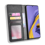 Funda abatible Samsung Galaxy S20 Vintage Efecto Cuero Elegante