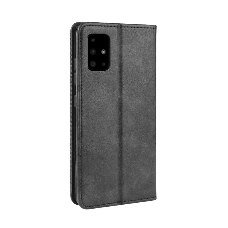 Funda abatible Samsung Galaxy S20 Vintage Efecto Cuero Elegante