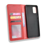 Funda abatible Samsung Galaxy S20 Vintage Efecto Cuero Elegante