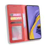 Funda abatible Samsung Galaxy S20 Vintage Efecto Cuero Elegante