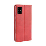 Funda abatible Samsung Galaxy S20 Vintage Efecto Cuero Elegante