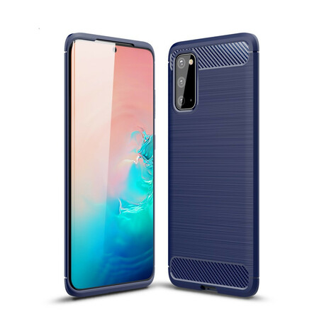 Funda de fibra de carbono cepillada para Samsung Galaxy S20
