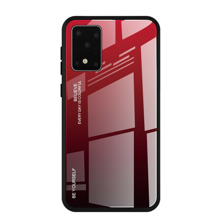Samsung Galaxy S20 Plus Funda de cristal templado Be Yourself