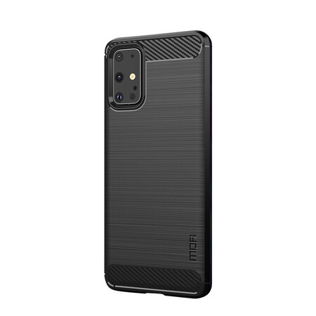 Samsung Galaxy S20 Plus Funda de fibra de carbono cepillada MOFI