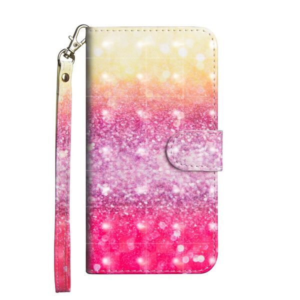 Samsung Galaxy A10e Glitter Cover Magentas