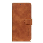 Funda Samsung Galaxy S20 Ultra Efecto Cuero Vintage KHAZNEH