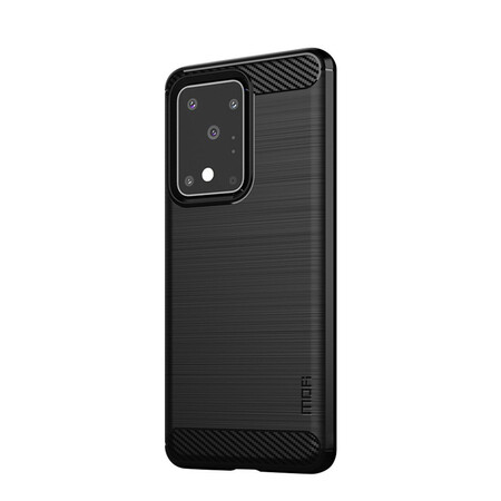 Funda de fibra de carbono cepillada para el Samsung Galaxy S20 Ultra MOFI