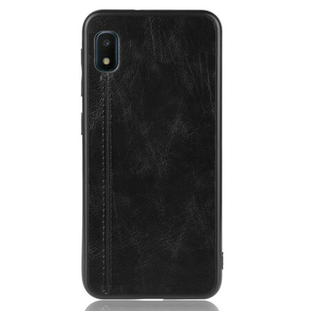Samsung Galaxy A10e Funda de costura efecto cuero