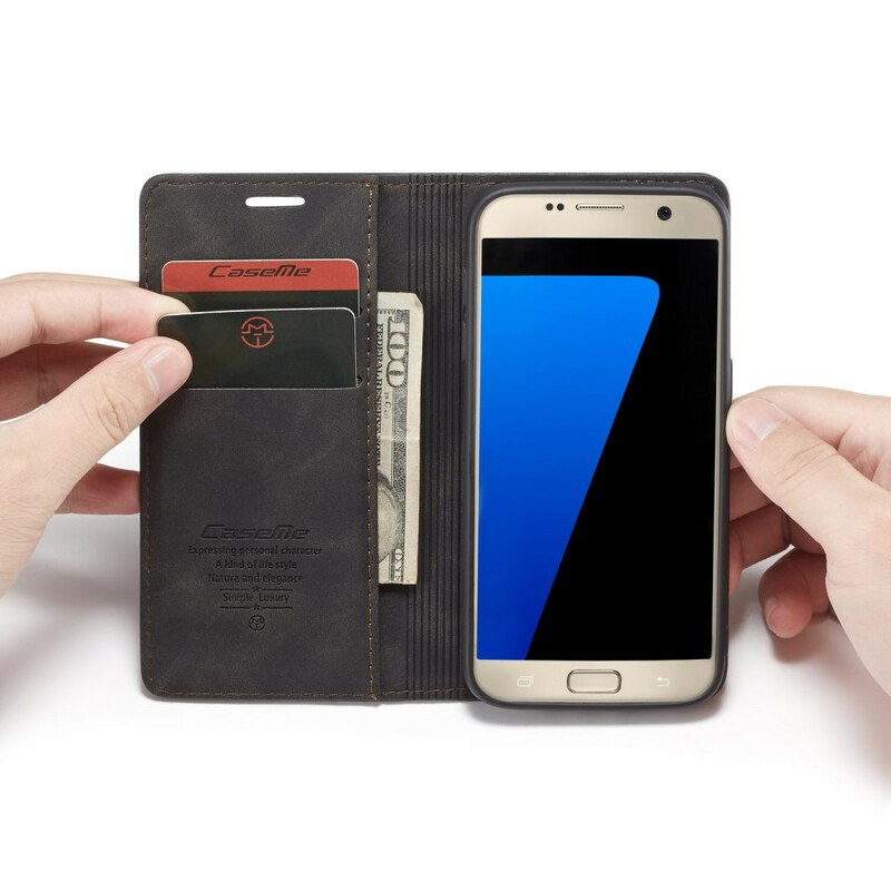 Flip Cover Samsung Galaxy S7 CASEME Leatherette