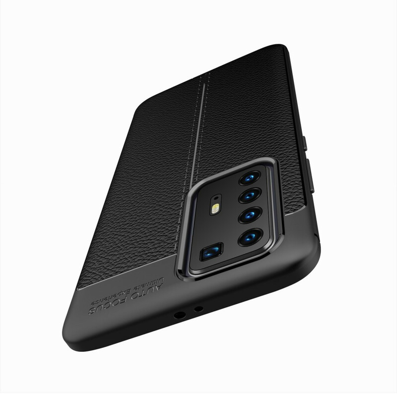 Funda de cuero Huawei P40 Pro Litchi Double Line