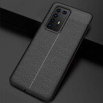 Funda de cuero Huawei P40 Pro Litchi Double Line