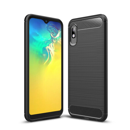 Funda de fibra de carbono cepillada para Samsung Galaxy A10e