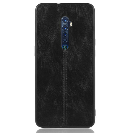 Funda de cuero estilo Oppo Reno 2 cosida