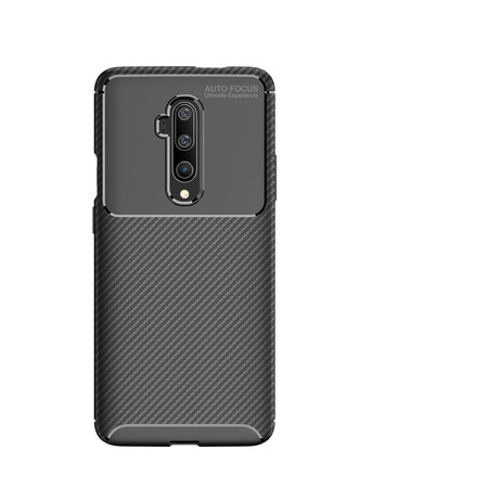 Funda flexible con textura de fibra de carbono para el OnePlus 7T Pro