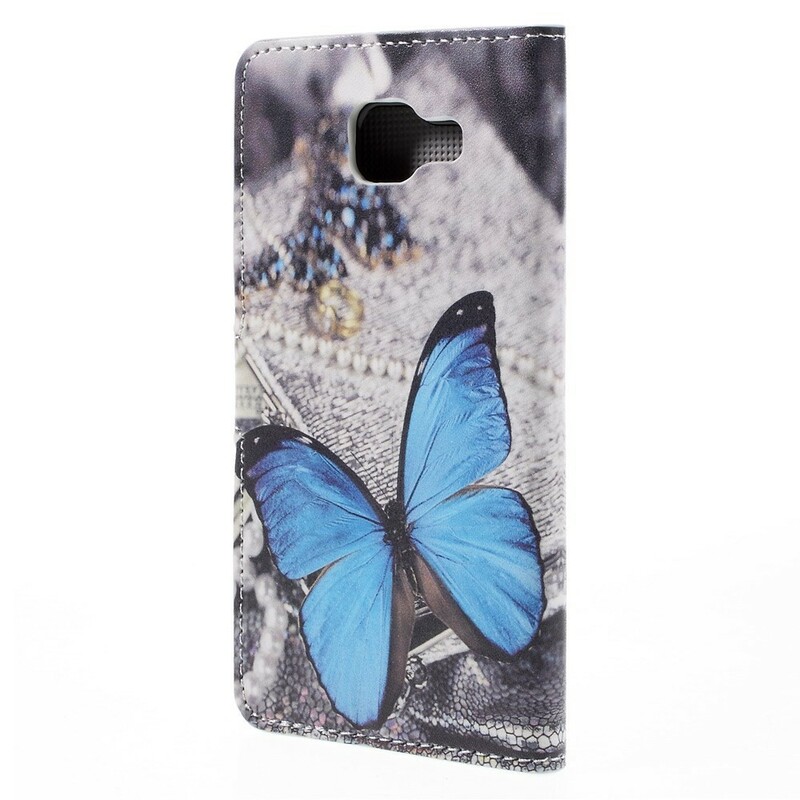 Funda Samsung Galaxy A5 2016 Azul Mariposa