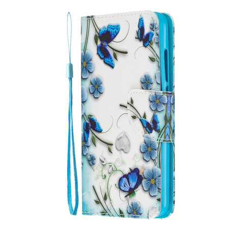 Funda con colgante de mariposa para el Xiaomi Redmi 7A