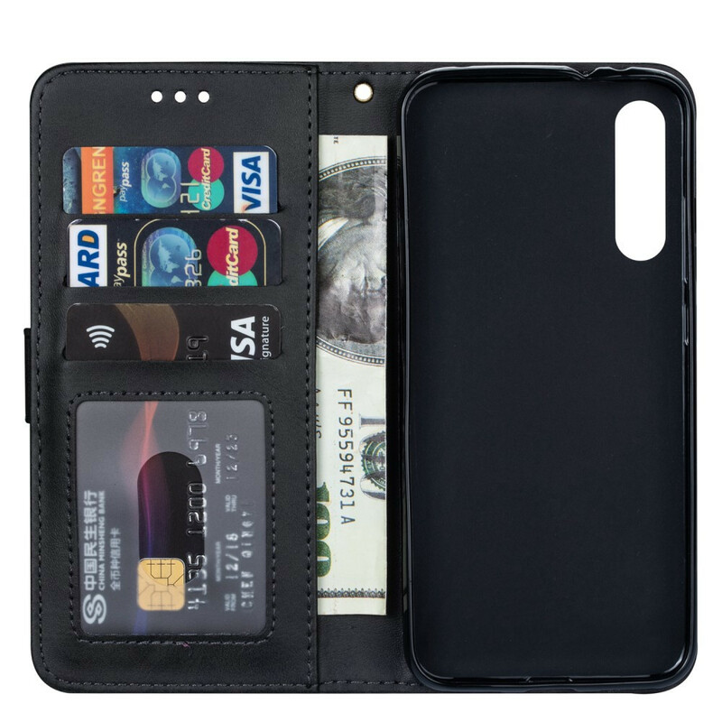 Xiaomi Mi 9 SE Cartera efecto cuero