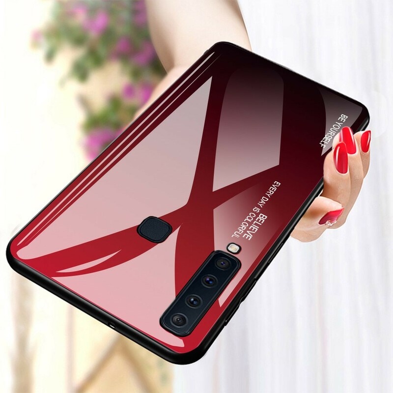 Funda de cristal templado Samsung Galaxy A9 Sé tú mismo Funda de cristal templado Samsung Galaxy A9 Sé tú mismo