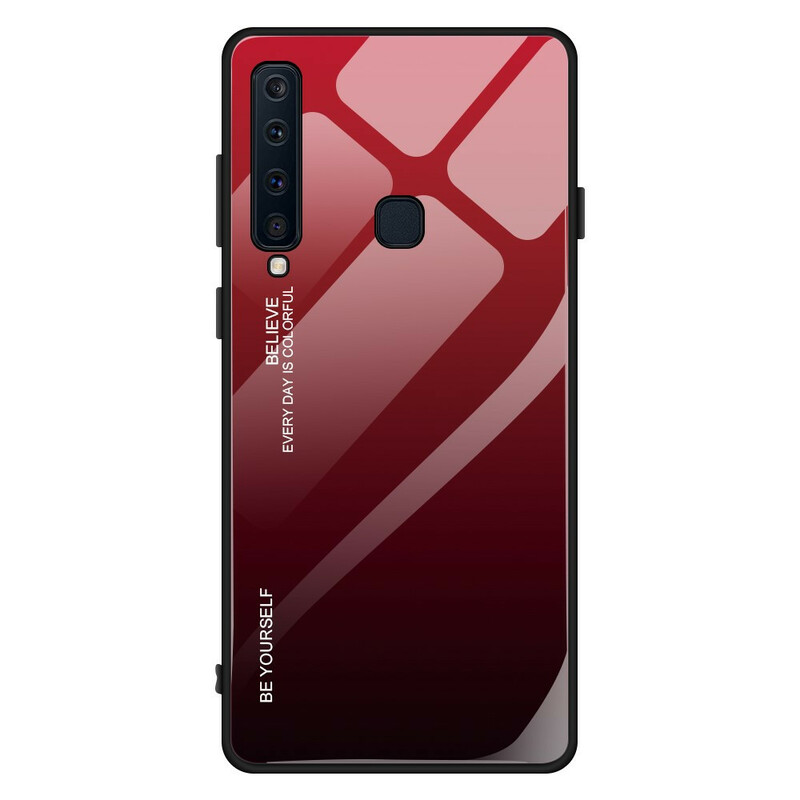Funda de cristal templado Samsung Galaxy A9 Sé tú mismo Funda de cristal templado Samsung Galaxy A9 Sé tú mismo