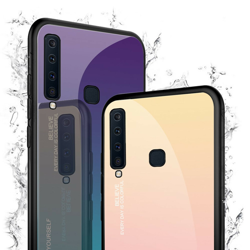 Funda de cristal templado Samsung Galaxy A9 Sé tú mismo