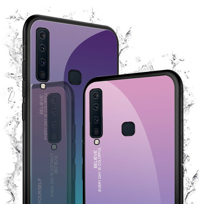Funda de cristal templado Samsung Galaxy A9 Sé tú mismo