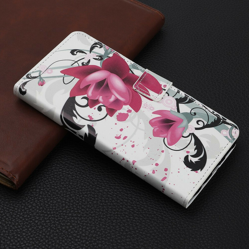 Funda de flores tropicales para el Xiaomi Redmi Note 8 Pro