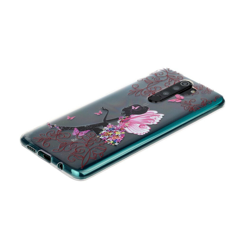 Xiaomi Redmi Note 8 Pro Funda Flower Fairy