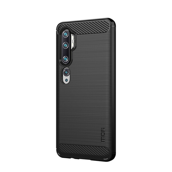 Xiaomi MI Note 10 / Note 10 Pro Funda de fibra de carbono cepillada MOFI