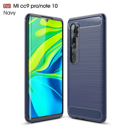 Xiaomi Mi Note 10 / Note 10 Pro Funda de fibra de carbono cepillada