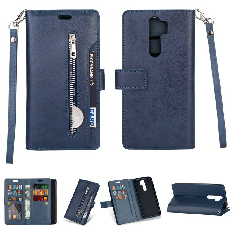 Xiaomi Redmi Note 8 Pro Funda Wallet con colgante