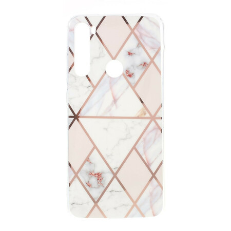 Xiaomi Redmi Note 8 Funda Marble Geometry Colorful
