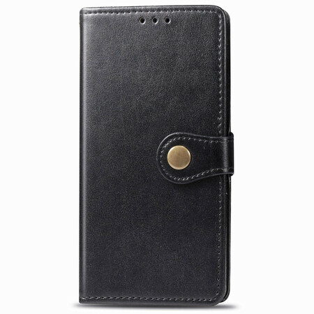 Funda de polipiel con cierre vintage para el Xiaomi Redmi Note 8