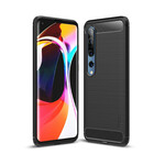 Xiaomi MI 10 / 10 Pro Funda de fibra de carbono cepillada MOFI Xiaomi MI 10 / 10 Pro Funda de fibra de carbono cepillada MOFI