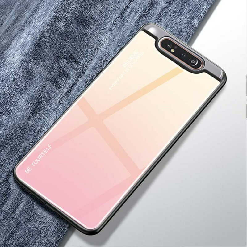 Funda de cristal templado Samsung Galaxy A80 Sé tú mismo