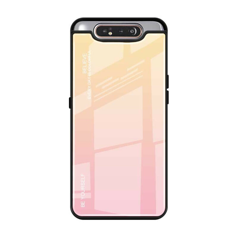 Funda de cristal templado Samsung Galaxy A80 Sé tú mismo