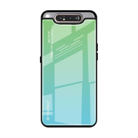 Funda de cristal templado Samsung Galaxy A80 Sé tú mismo