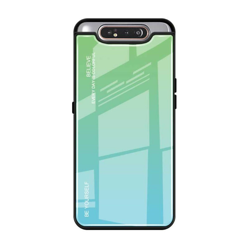 Funda de cristal templado Samsung Galaxy A80 Sé tú mismo
