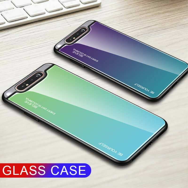 Funda de cristal templado Samsung Galaxy A80 Sé tú mismo